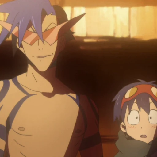 🤩 Стикер «Камина Дзиха Gurren Lagann» для Telegram