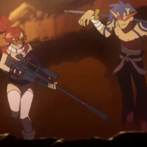 🤩 Стикер «Камина Дзиха Gurren Lagann» для Telegram