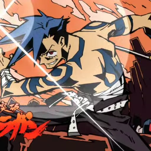 🤩 Стикер «Камина Дзиха Gurren Lagann» для Telegram