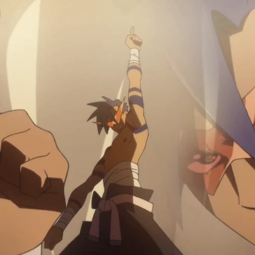 🤩 Стикер «Камина Дзиха Gurren Lagann» для Telegram