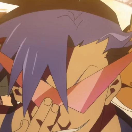 🤩 Стикер «Камина Дзиха Gurren Lagann» для Telegram