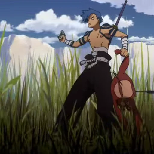 🤩 Стикер «Камина Дзиха Gurren Lagann» для Telegram