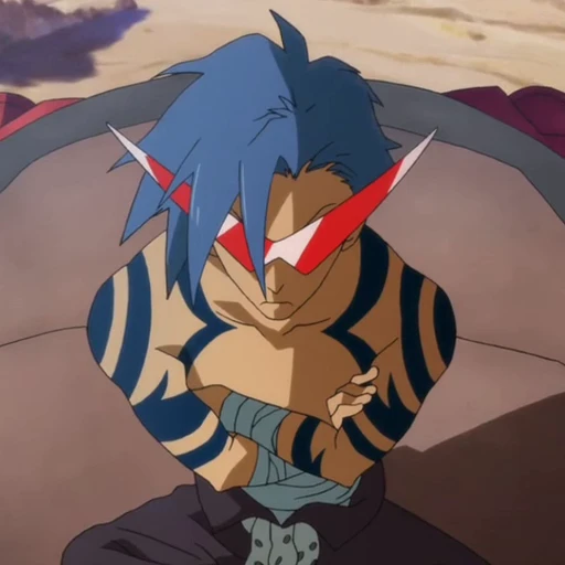 🤩 Стикер «Камина Дзиха Gurren Lagann» для Telegram