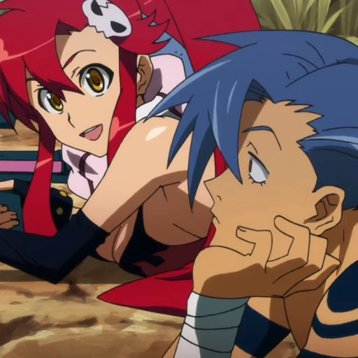 🤩 Стикер «Камина Дзиха Gurren Lagann» для Telegram