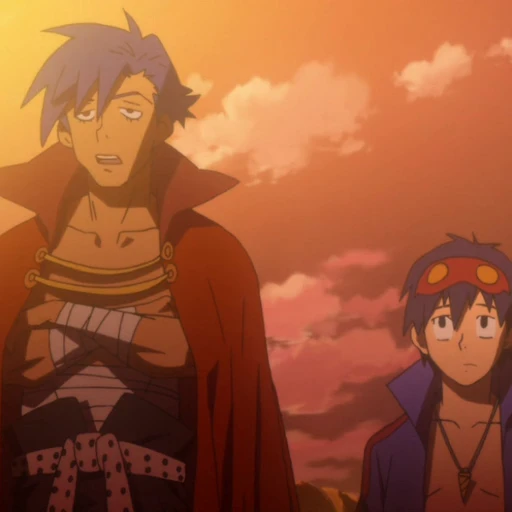 🤩 Стикер «Камина Дзиха Gurren Lagann» для Telegram