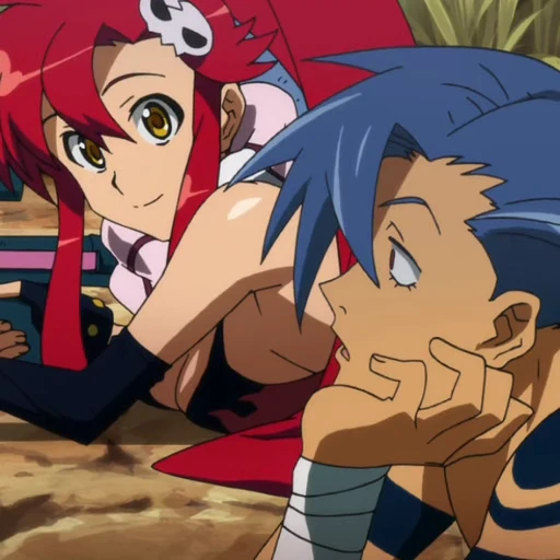 🤩 Стикер «Камина Дзиха Gurren Lagann» для Telegram