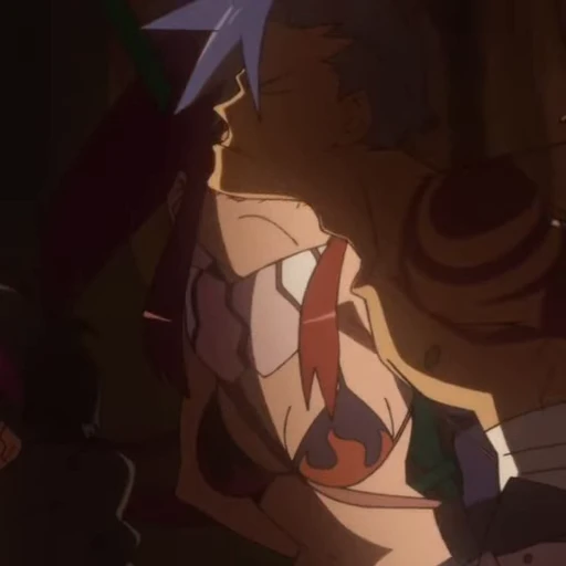 🤩 Стикер «Камина Дзиха Gurren Lagann» для Telegram