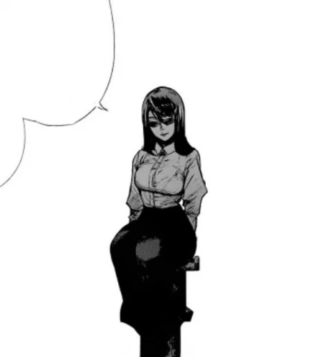 💜 Стикер «kamishiro rize» для Telegram