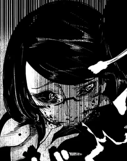 💜 Стикер «kamishiro rize» для Telegram
