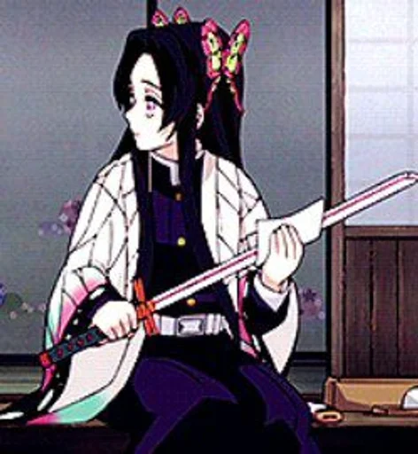 🌸 Стикер «Kanae kochou» для Telegram