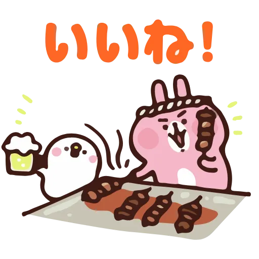 🍢 Стикер «カナヘイ» для Telegram