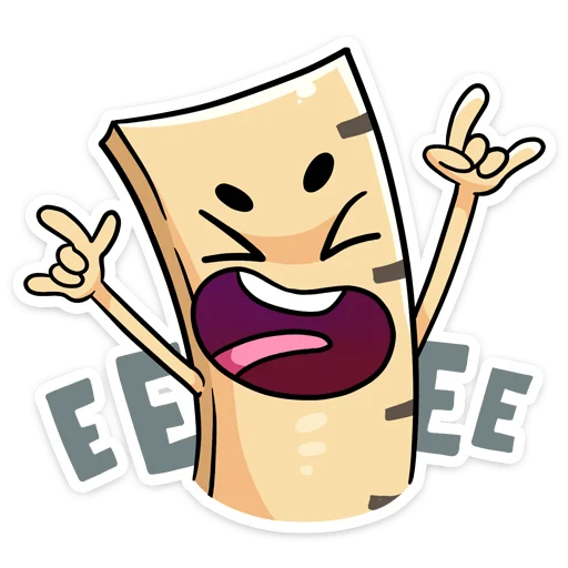 🤘 Стикер «Канцелярики» для Telegram