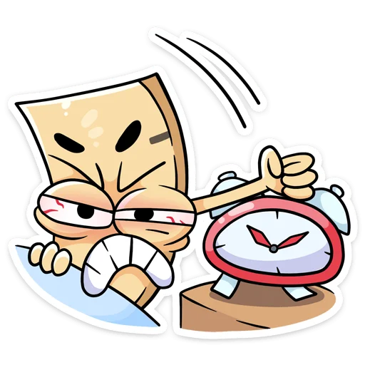 😡 Стикер «Канцелярики» для Telegram