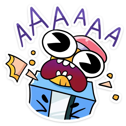🤬 Стикер «Канцелярики» для Telegram