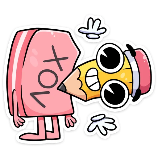 😃 Стикер «Канцелярики» для Telegram