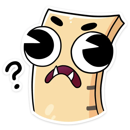 ❓ Стикер «Канцелярики» для Telegram