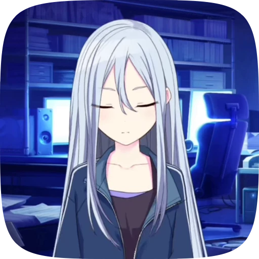 😔 Стикер «Yoisaki Kanade» для Telegram