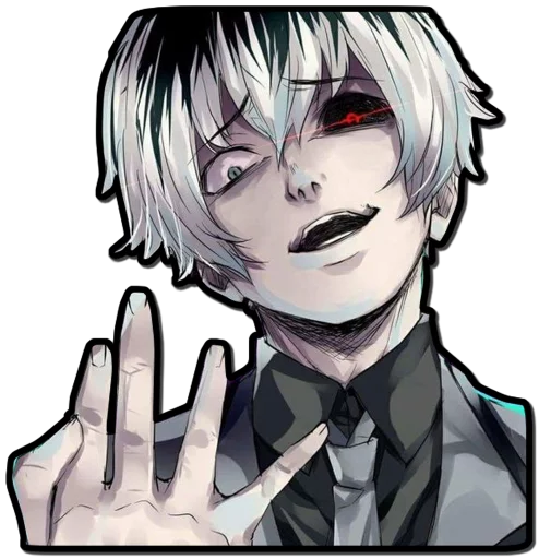 Стикерпак Kaneki Ken [รקร] для Telegram