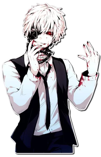 😏 Стикер «Kaneki Ken [รקร]» для Telegram