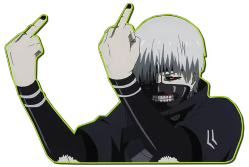 🖕 Стикер «Kaneki Ken [รקร]» для Telegram