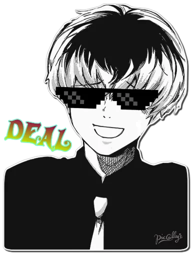 😎 Стикер «Kaneki Ken [รקร]» для Telegram