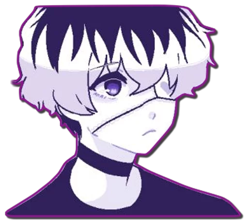 🙁 Стикер «Kaneki Ken [รקร]» для Telegram