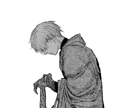 🤍 Стикер «かねき けん 4» для Telegram