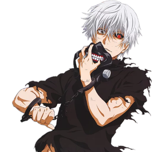 😐 Стикер «Kaneki Ken Кен Канеки» для Telegram