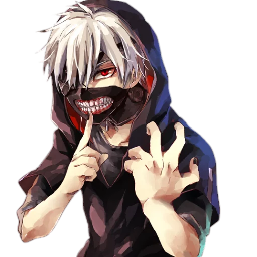 ☝ Стикер «Kaneki Ken Кен Канеки» для Telegram