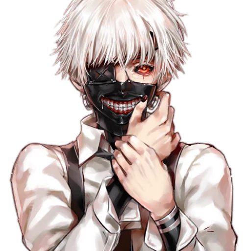 😶 Стикер «Kaneki Ken Кен Канеки» для Telegram
