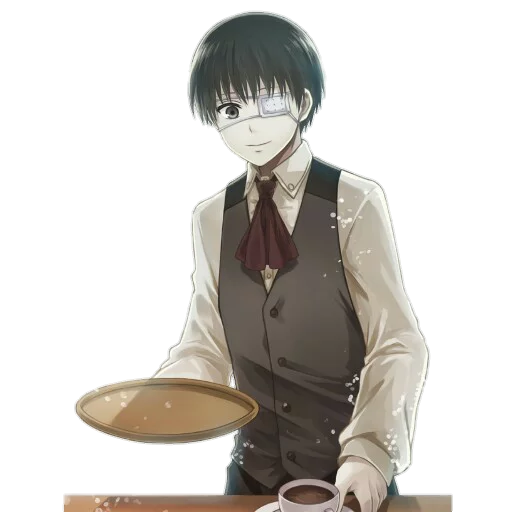 ☕ Стикер «Kaneki Ken Кен Канеки» для Telegram