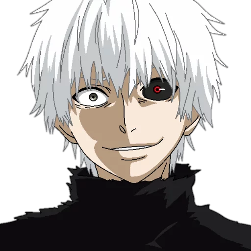 😁 Стикер «Kaneki Ken Кен Канеки» для Telegram