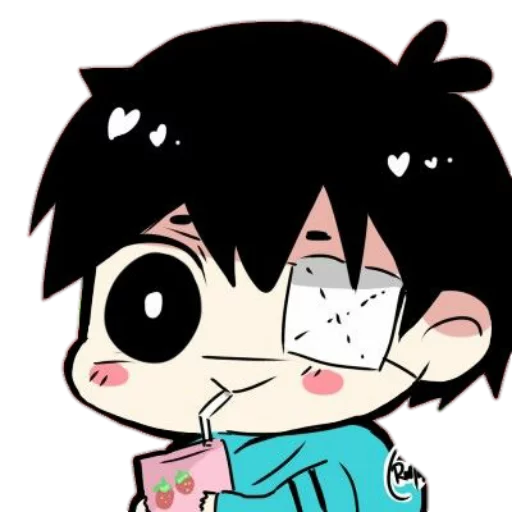 🍹 Стикер «Kaneki Ken Кен Канеки» для Telegram