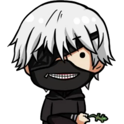 😐 Стикер «Kaneki Ken Кен Канеки» для Telegram
