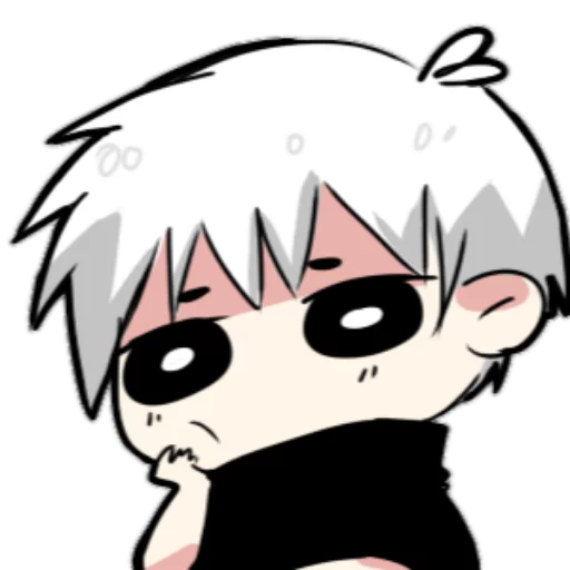 😶 Стикер «Kaneki Ken Кен Канеки» для Telegram