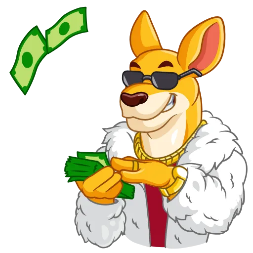 🤑 Стикер «Outback Jack» для Telegram