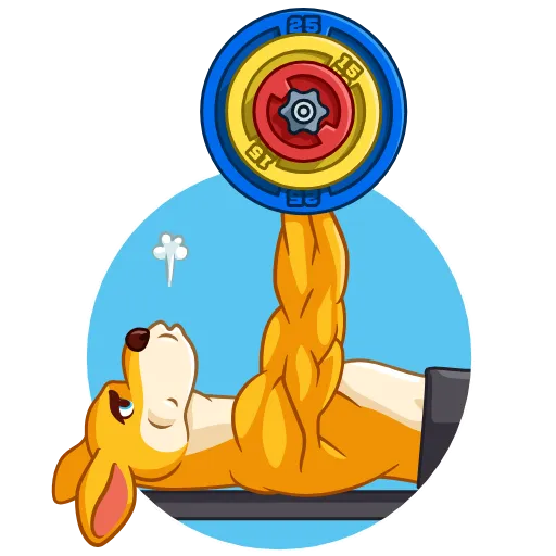 🏋️‍♂️ Стикер «Outback Jack» для Telegram