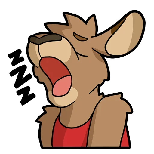 😙 Стикер «Kangoroo Perth Zoo» для Telegram