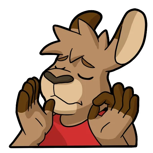 🤪 Стикер «Kangoroo Perth Zoo» для Telegram