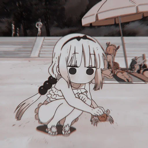 🐰 Стикер «kanna kamui by» для Telegram