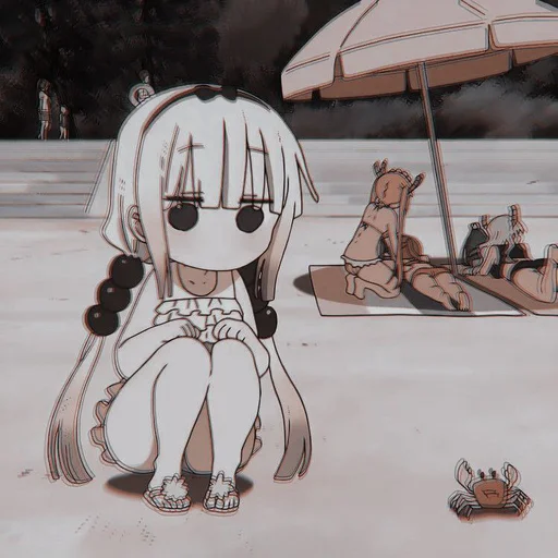 🤍 Стикер «kanna kamui by» для Telegram