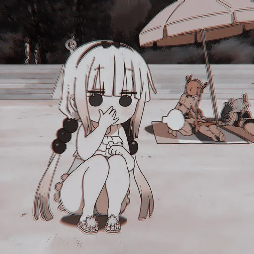 🤍 Стикер «kanna kamui by» для Telegram