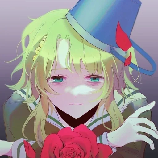 🌻 Стикер «bucket girl» для Telegram