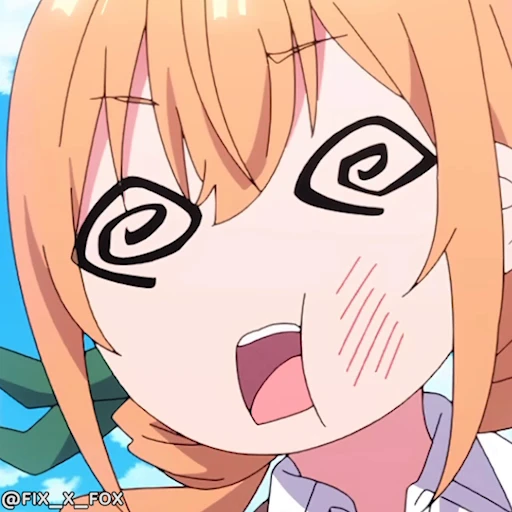 😵‍💫 Стикер «Kimi no Koto ga Daisuki na 100-nin no Kanojo p2» для Telegram