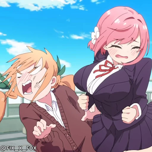 👊 Стикер «Kimi no Koto ga Daisuki na 100-nin no Kanojo p2» для Telegram