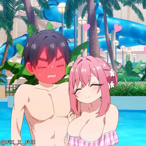 ❤️ Стикер «Kimi no Koto ga Daisuki na 100-nin no Kanojo p2» для Telegram