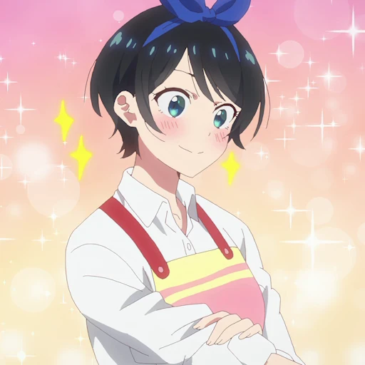 ✨ Стикер «Kanojo, Okarishimasu 2» для Telegram
