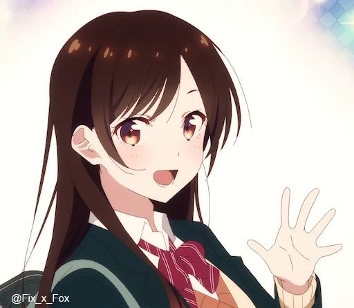 👋 Стикер «Kanojo, Okarishimasu 2» для Telegram
