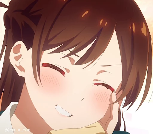 😁 Стикер «Kanojo, Okarishimasu 2» для Telegram
