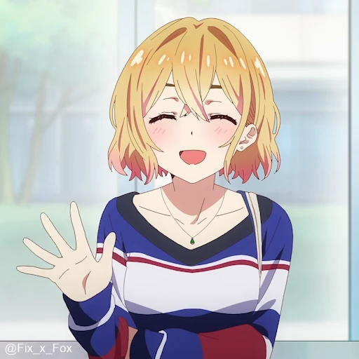 👋 Стикер «Kanojo, Okarishimasu 2» для Telegram